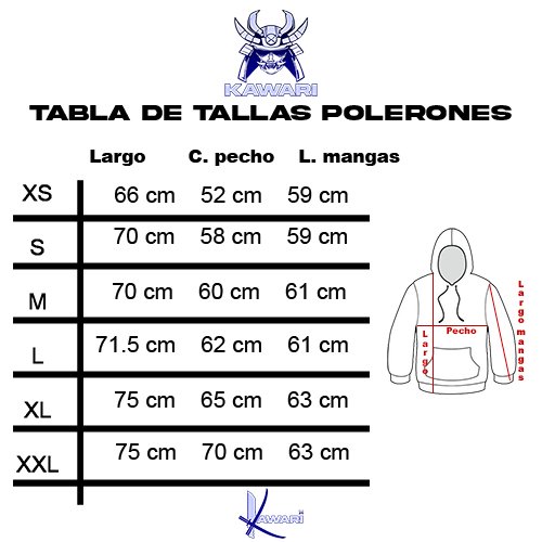 tabladetallaspoleron.png Polerón Sukuna
